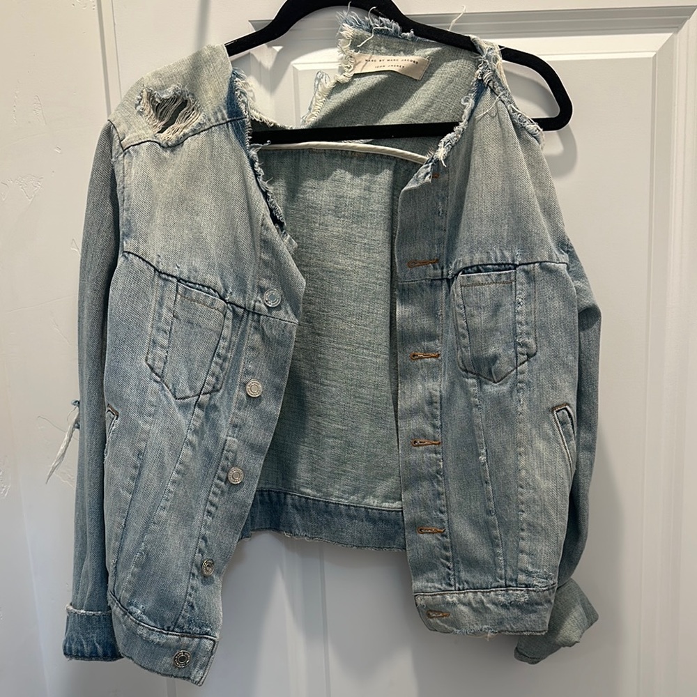 Distressed Denim Jacket
